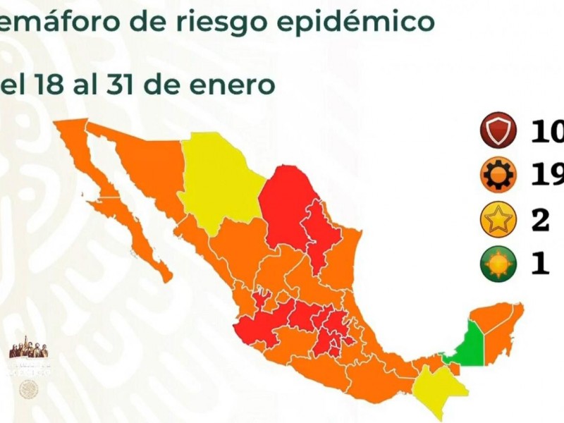 Se ajusta semáforo epidemiológico en Chiapas, pasa de verde amarillo