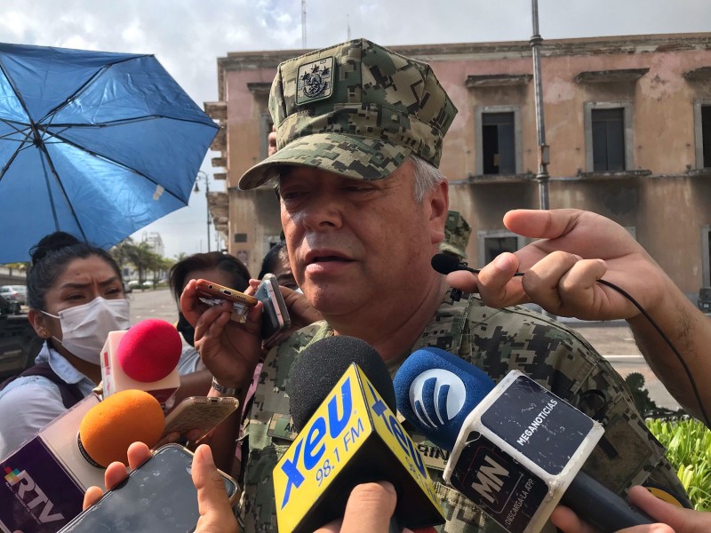 Se analiza incrementar presencia de navales en Veracruz: Comandante