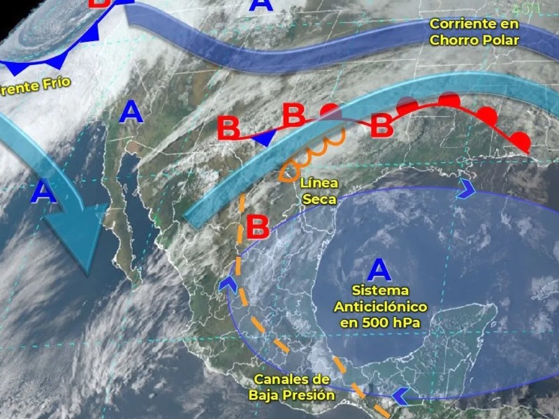 Se aproxima frente frío del 14 al 16 de noviembre