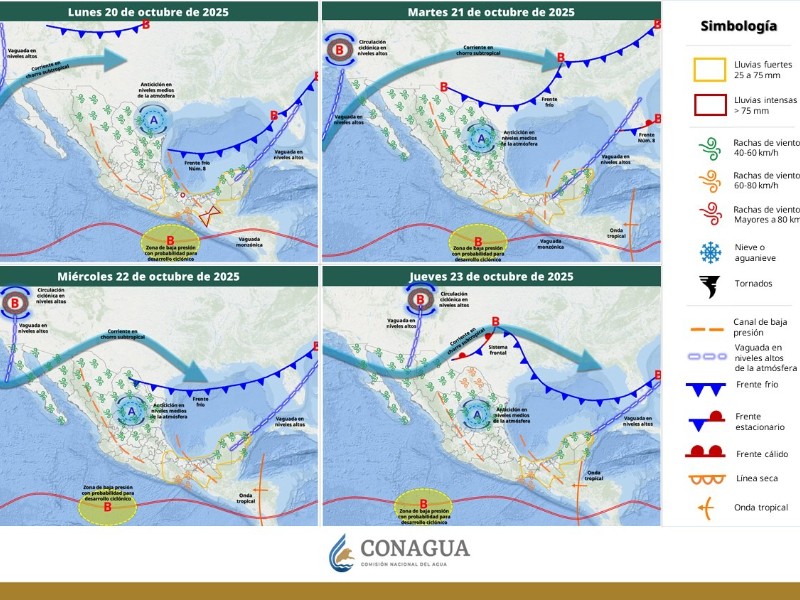 Se aproxima nuevo frente frío a Sonora