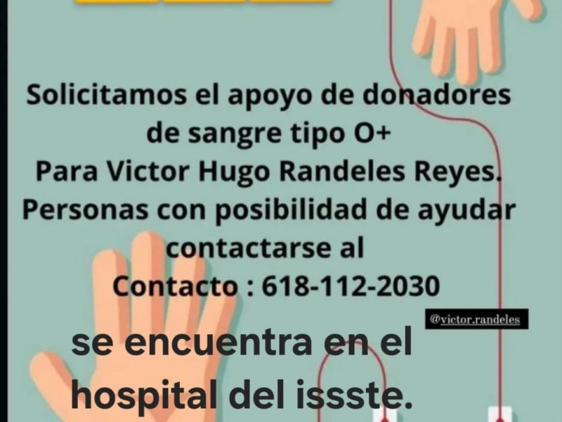 Se buscan donadores de sangre en el ISSSTE