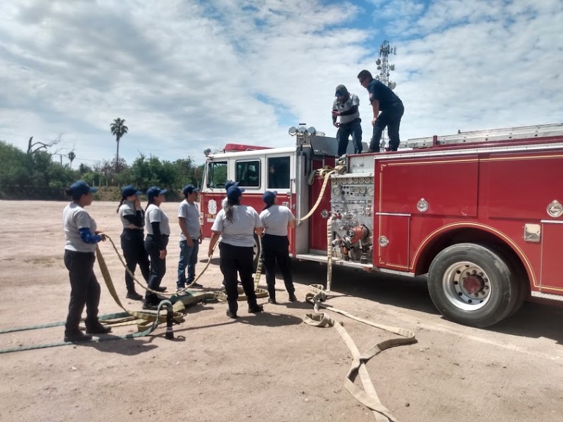 Se capacita Policìa Municipal en combate a incendios