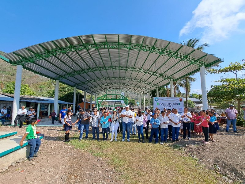 Se concreta obra en ejido Llano Grande en Jiquipilas