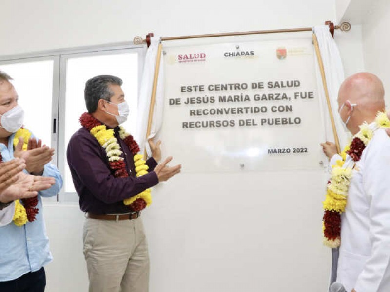 Se concreta reconversión de Centro de Salud en Villaflores