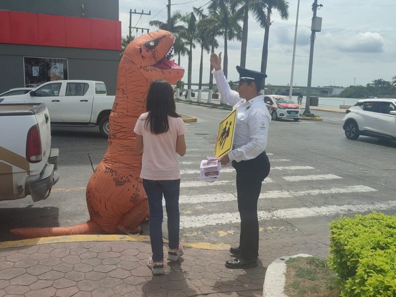 Se conmemora el Día Mundial del Peatón en el municipio