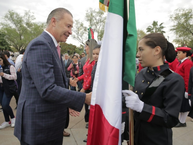 Se conmemoran 199 del Día de la Bandera Nacional