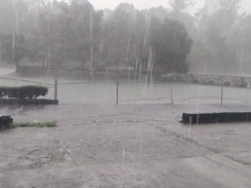 Se cumple el pronóstico, cae aguacero en Xalapa