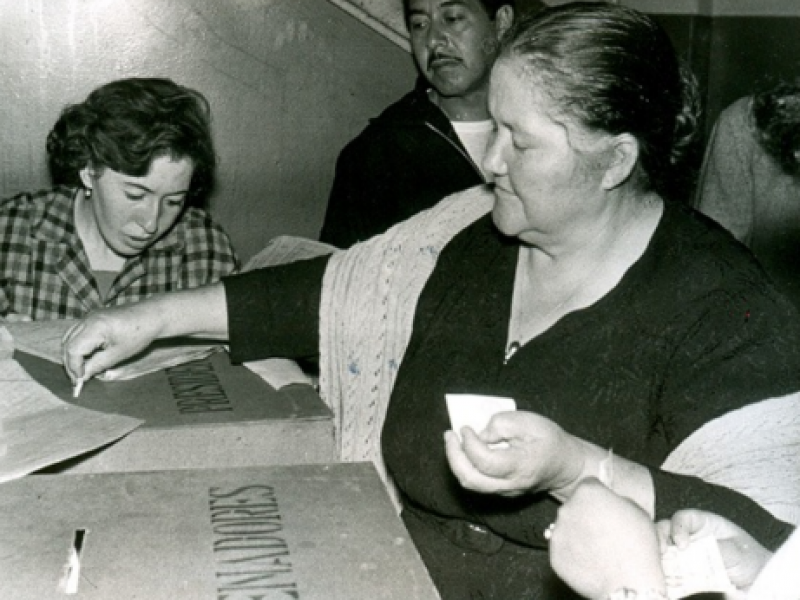 Se cumplen 95 años del voto femenino en Chiapas