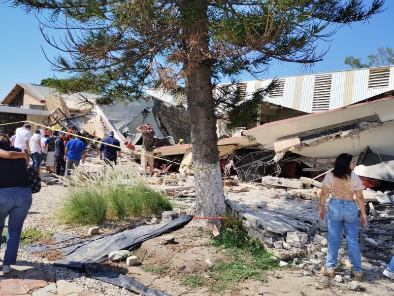 SE DERRUMBA IGLESIA EN CIUDAD MADERO, TAMAULIPAS