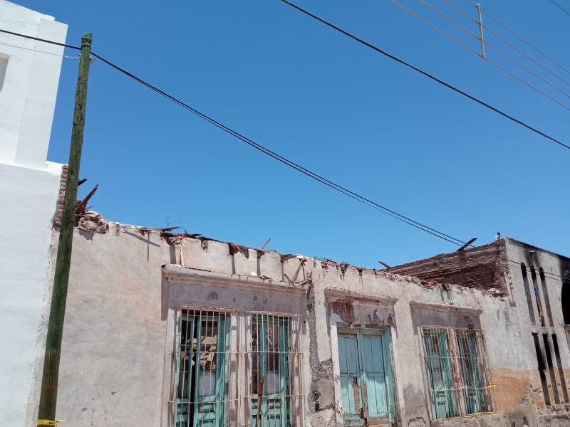 Se derrumba la historia de Guaymas, casas antiguas colapsan