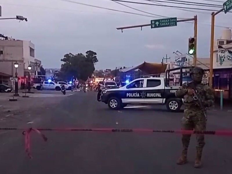 Se desata balacera en calles de San Martín Texmelucan