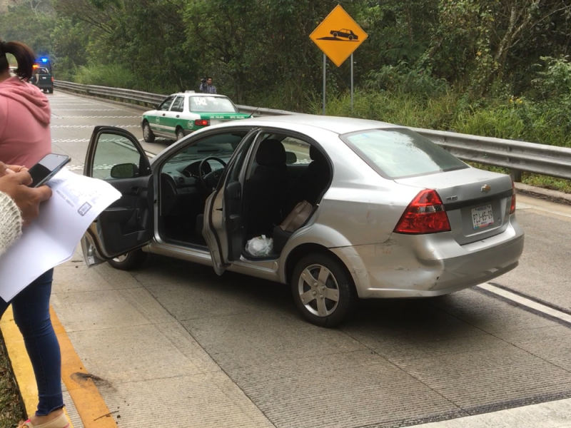Se desatan accidentes en carretera Xalapa - Coatepec