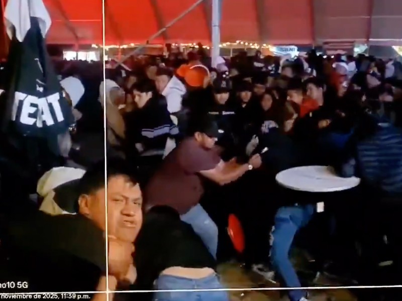 Se desató riña durante un concierto en Texmelucan