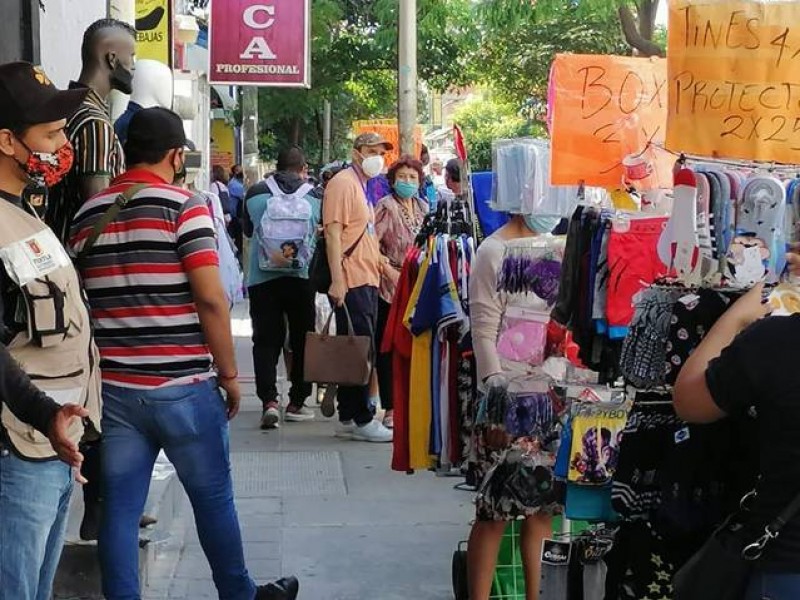 Se desborda comercio ambulante en Tuxtla Gutiérrez