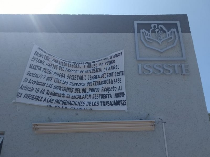 Se deslinda delegación sindical del ISSSTE de inconformidad