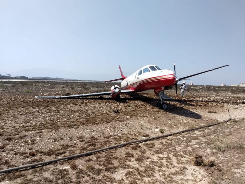 Se despista avión en Ramos Arizpe