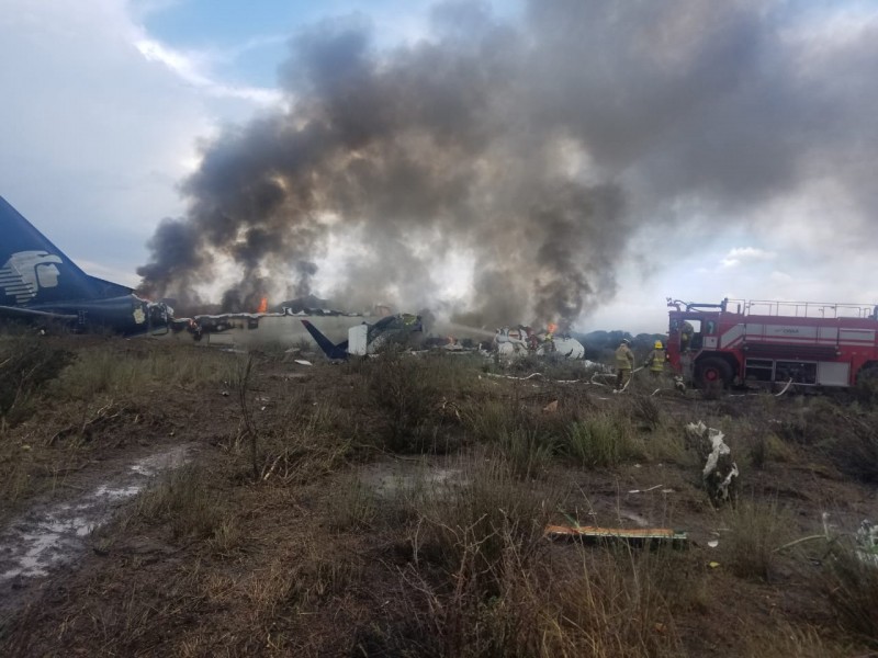 Se Desploma Avión Tras 5 Minutos de Elevarse