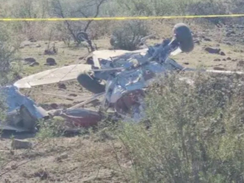 Se desploma avioneta en Chihuahua