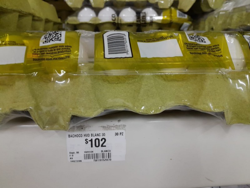 Se dispara el precio del huevo hasta 100 pesos