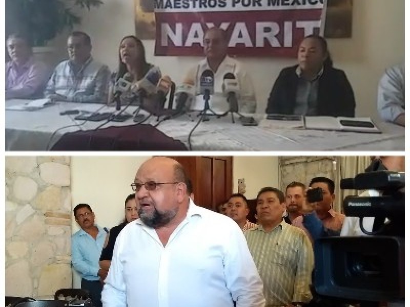 Se enfrentan fracciones del SNTE en Nayarit