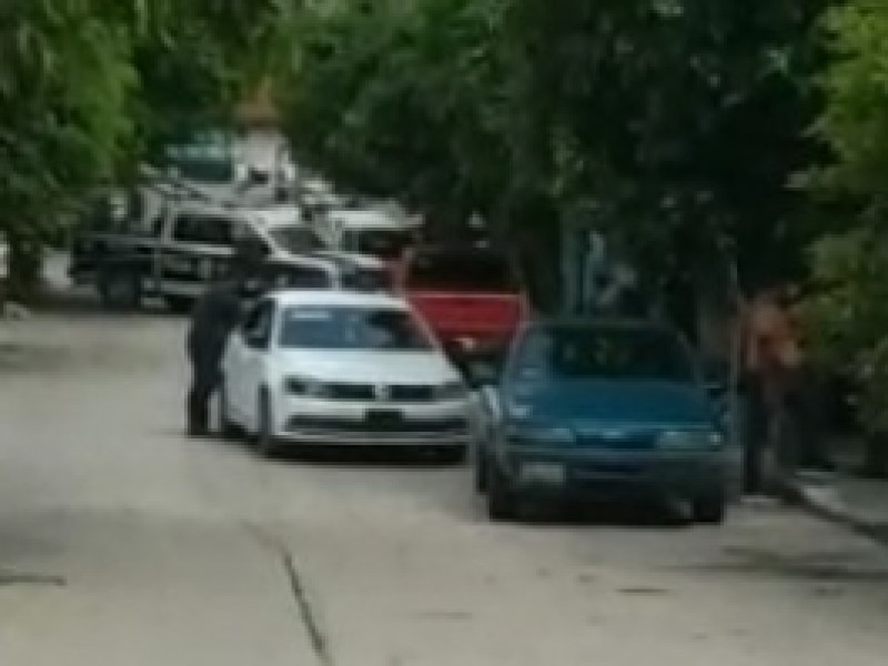Se enfrentan policías contra ladrones en la capital chiapaneca