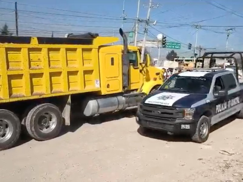 Se enfrentan policías y habitantes de Tepotzotlán