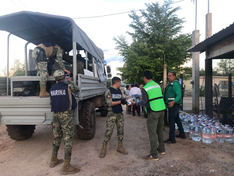 Se entregan apoyos a familias afectadas por inundaciones