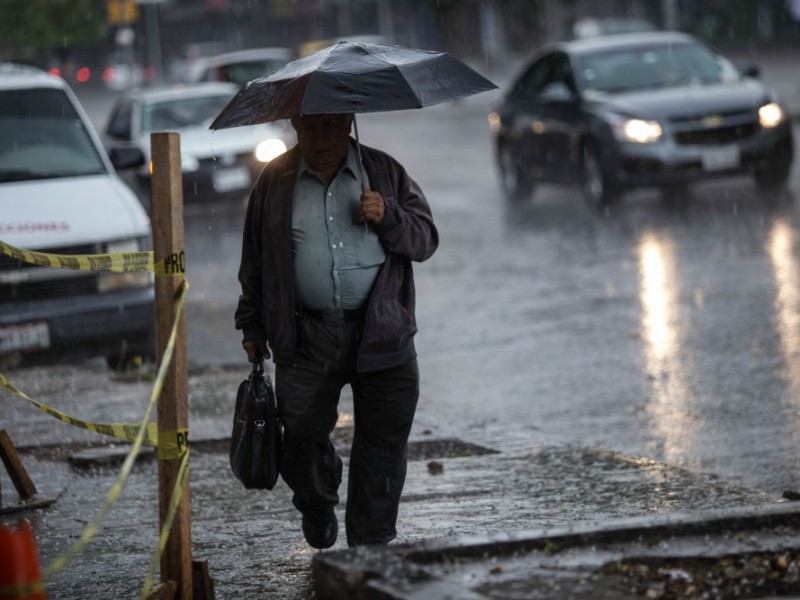 Se esperan lluvias con granizo en la CDMX