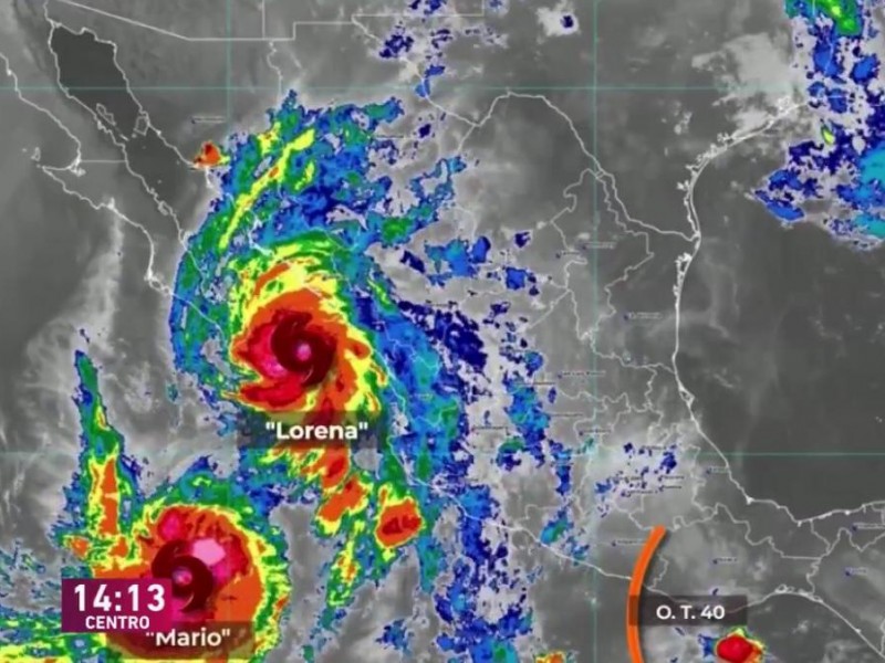 Se esperan lluvias en Sinaloa por Huracán Lorena