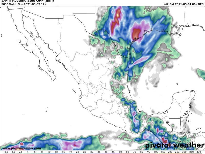 Se esperan lluvias moderadas a fuertes en Veracruz