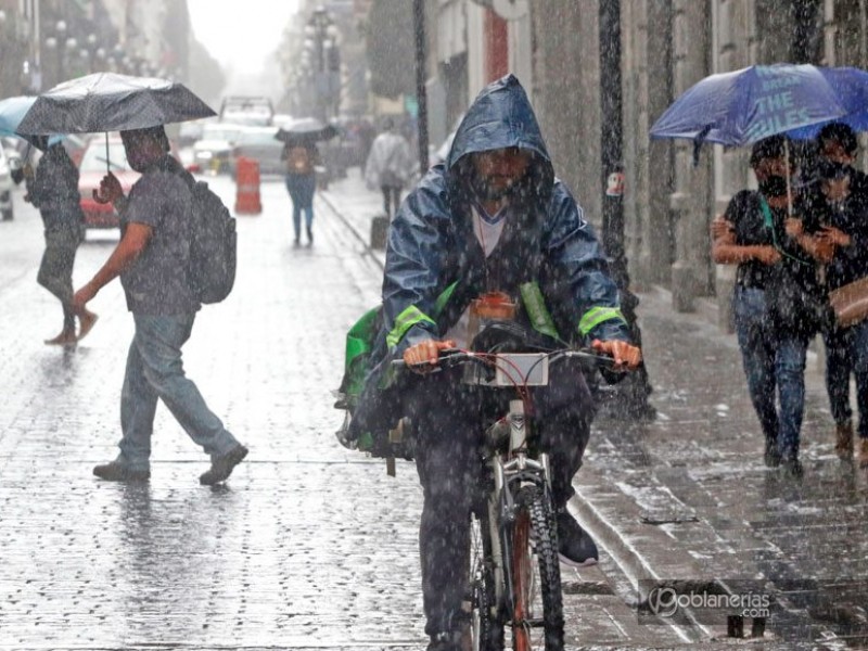 Se esperan lluvias para el fin de semana en Puebla