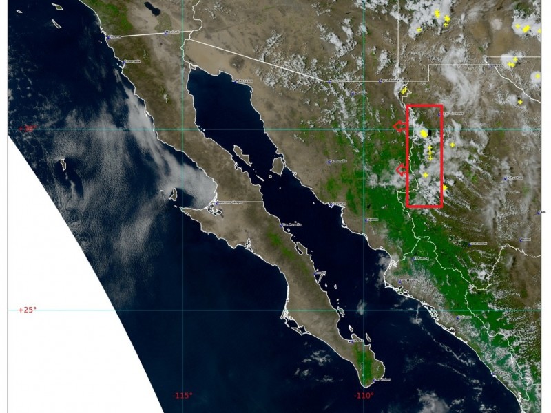 Se esperan lluvias para la sierra de Sonora