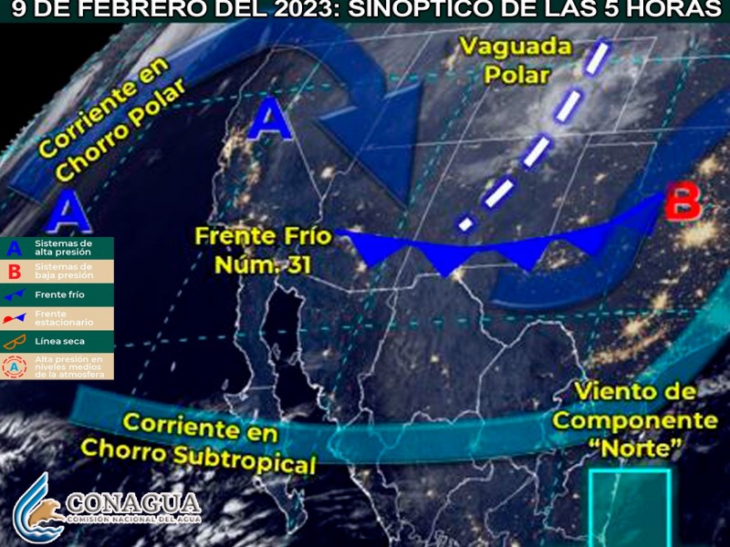 Se preparan en Sonora para ingreso de nuevo frente frío