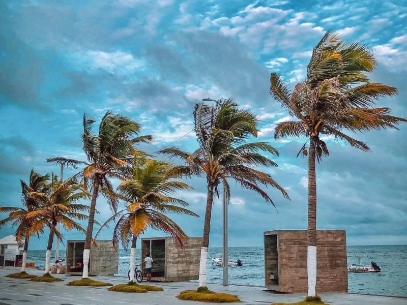 Se esperan rachas de viento moderado hoy jueves en Veracruz