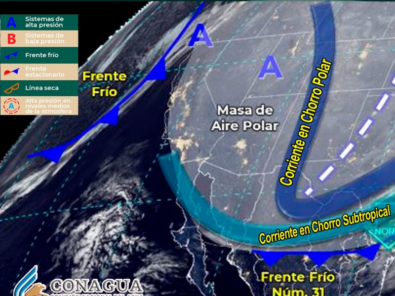 Se esperan temperaturas máximas de 18 a 28 centígrados