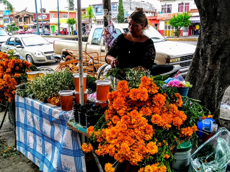 Se establecen 300 comerciantes de flores