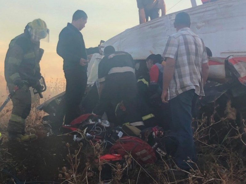 Se estrella avión de pasajeros en Sudáfrica