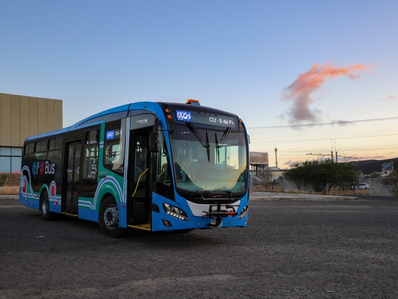 Se estrenaron las dos nuevas rutas Qrobús de la UAQ