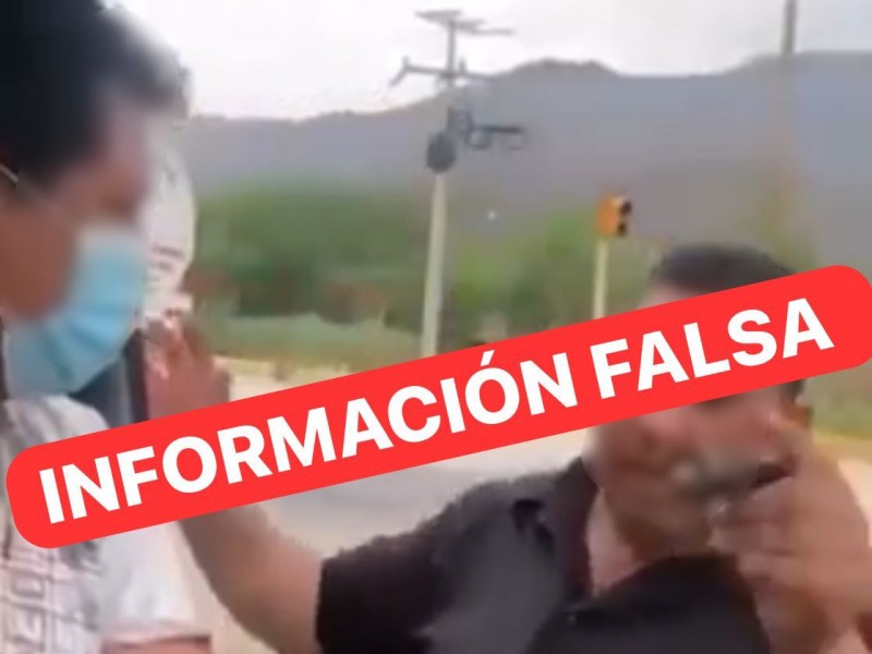 Se exhibió un video falso de extorsión en carreteras