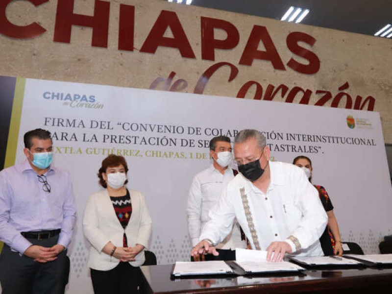 Se firma en Chiapas convenio para prestación de servicios