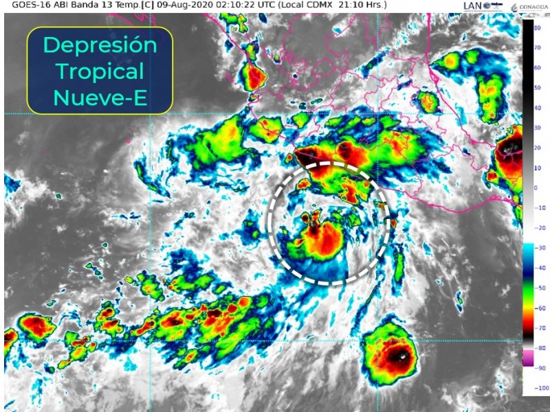 Se forma depresión tropical 