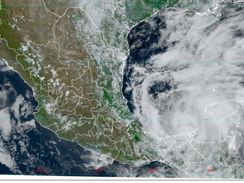 Se forma depresión tropical número 22 en Golfo de México