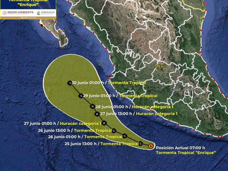 Se forma la tormenta tropical 