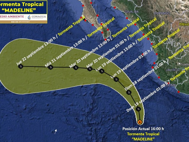 Se forma la tormenta tropical 