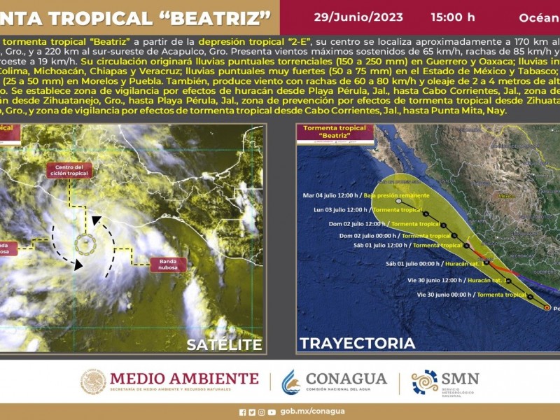 Se forma Tormenta Tropical 