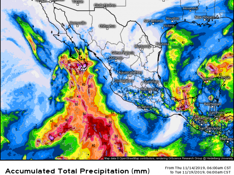 Se forma tormenta tropical en Pacifico