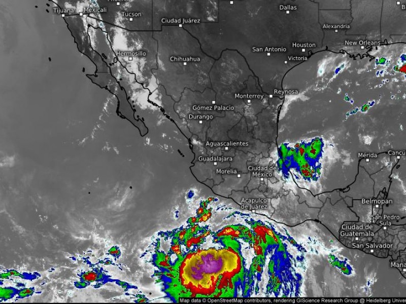 Se forma tormenta tropical “Hilary” al sur de Zihuatanejo