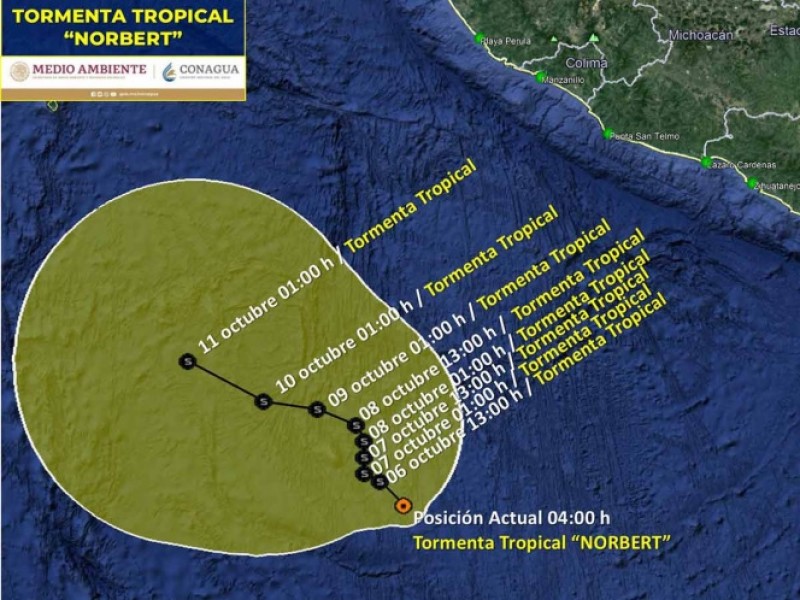 Se forma tormenta tropical 