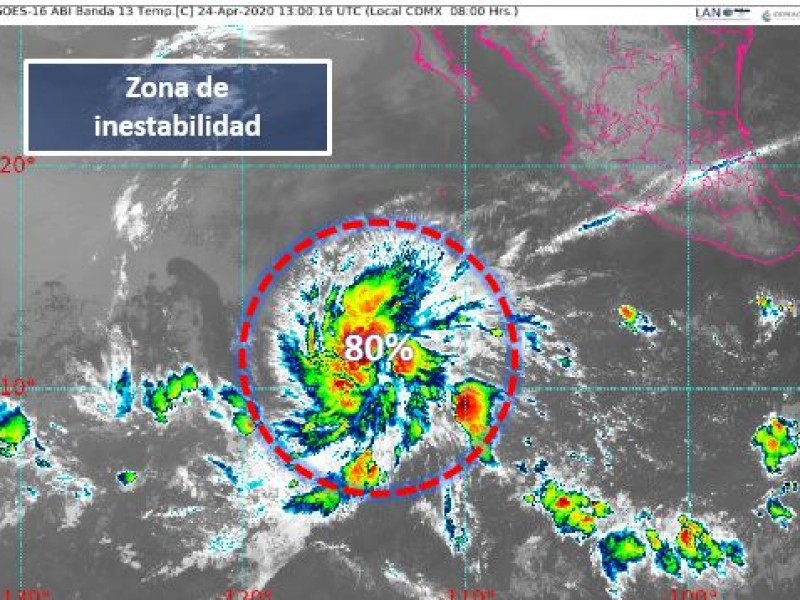 Se forma zona de inestabilidad; no afectará territorio nacional