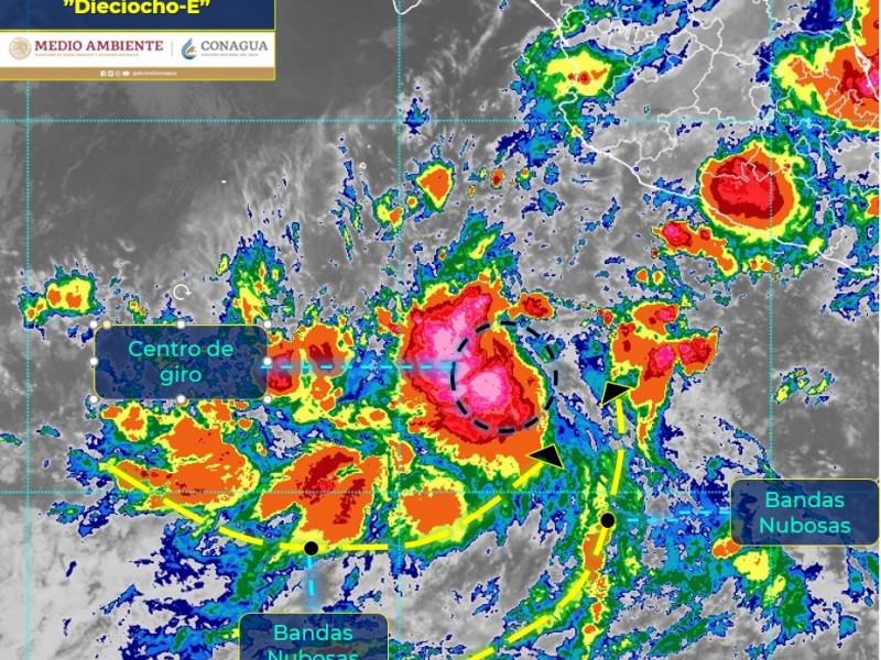 Se formó Depresión Tropical 